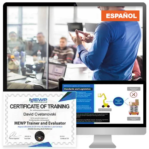 MEWP Instructor Package Spanish